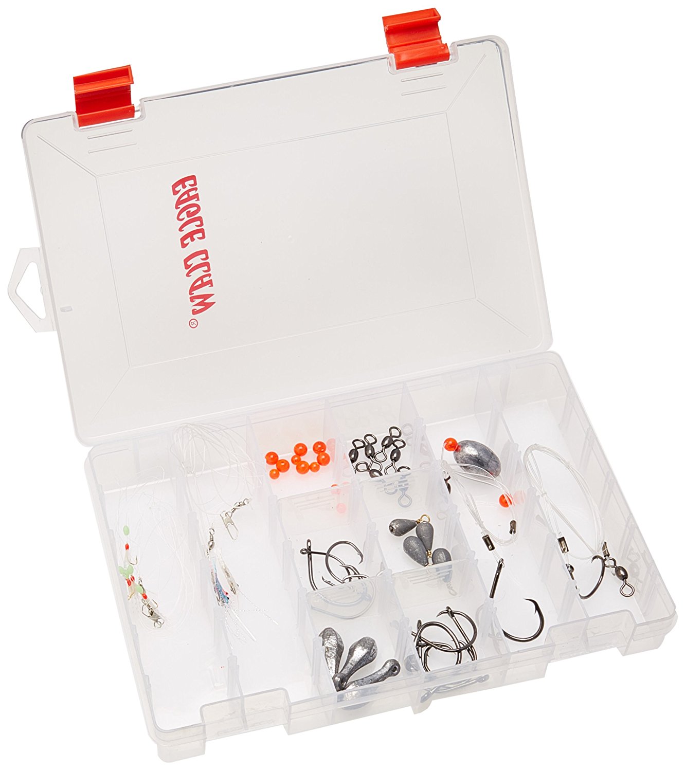 Eagle Claw Lazer Premium Saltwater Tackle Kit (Grouper, 40Piece