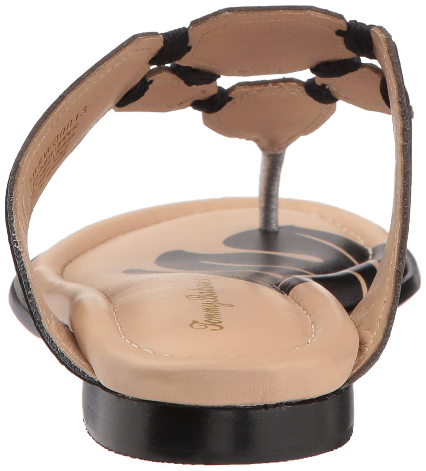 Tommy Bahama Women's Bay Springs Flat Sandal, Black, 10 - Picture 16 of 19