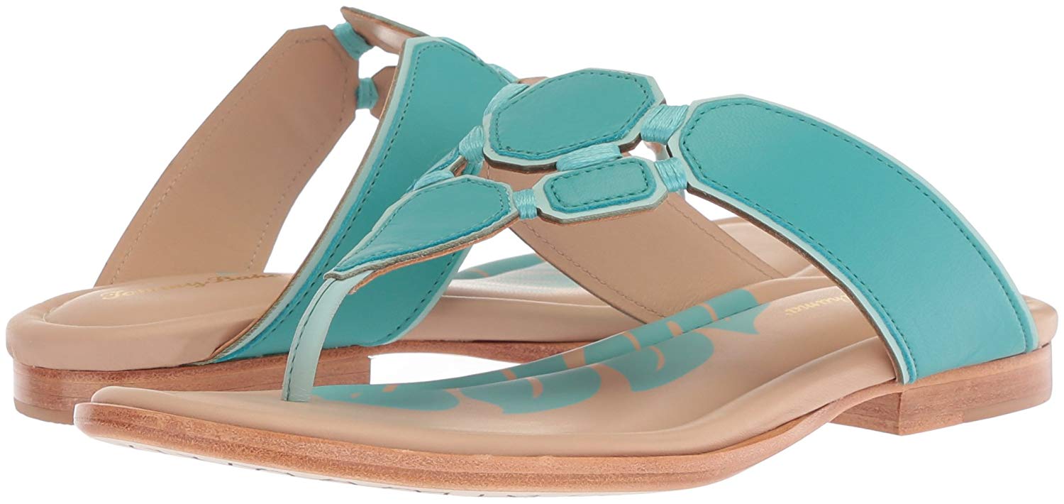 Tommy Bahama Women's Bay Springs Flat Sandal, Black, 10 - Picture 11 of 19