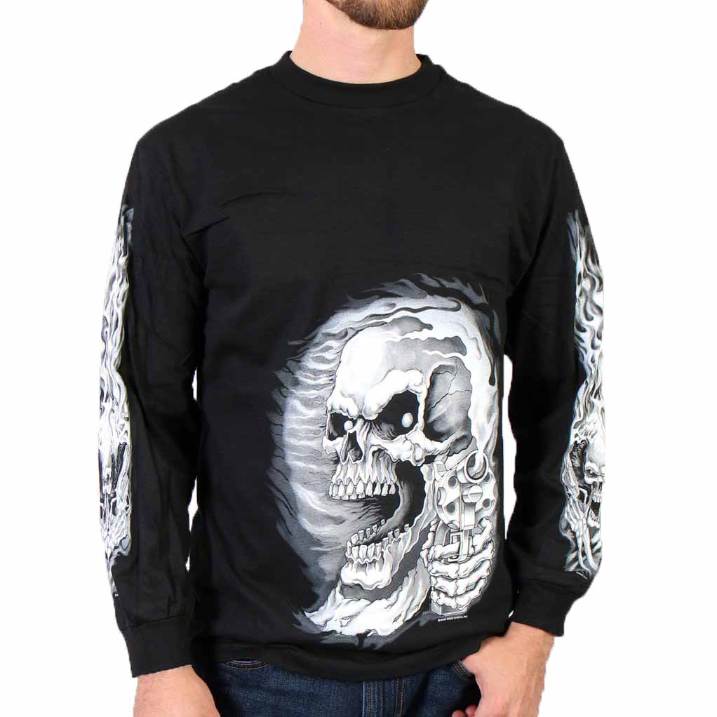 Hot Leathers Assassin Double Sided Long Sleeve T-Shirt