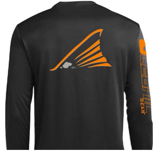 Oceanic Mens Performance DryFit Long Sleeve Shirt, Tarpon Blue, Small - Picture 14 of 14