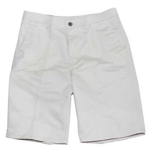 Haggar Golf Casual Flex Waist Silver Chino Flat Men's Size 42 Shorts