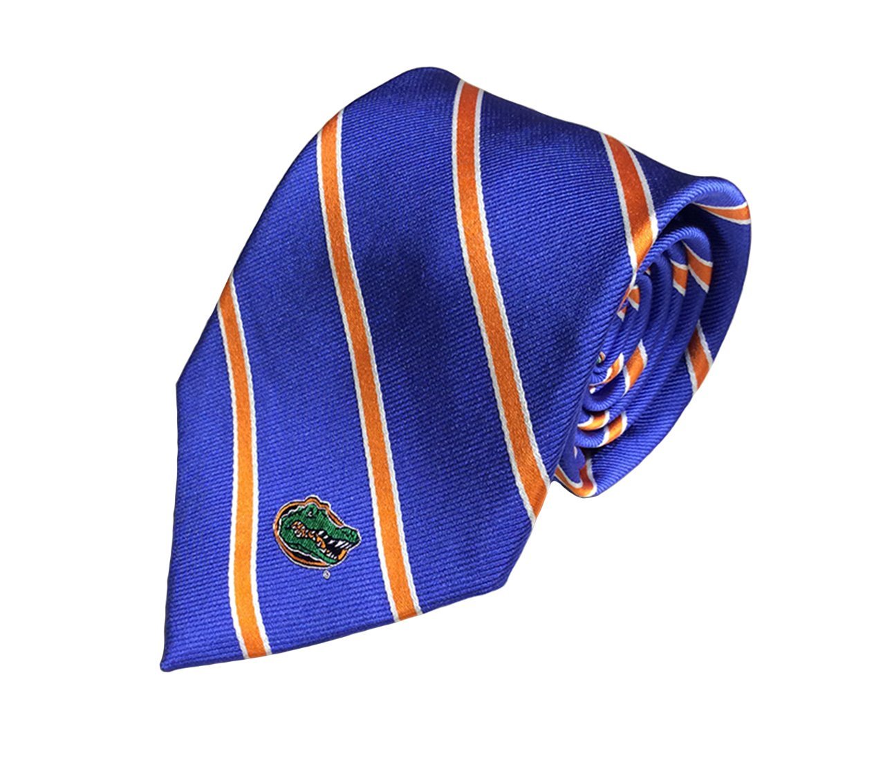 ZEP-PRO Men's NCAA Woven Silk Tie With Team Logo & Stripes - Official College Gear