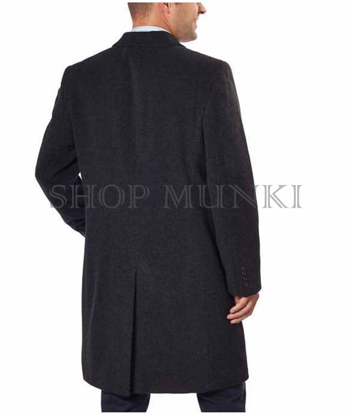 Hathaway Men's Wool Cashmere Blend Overcoat eBay