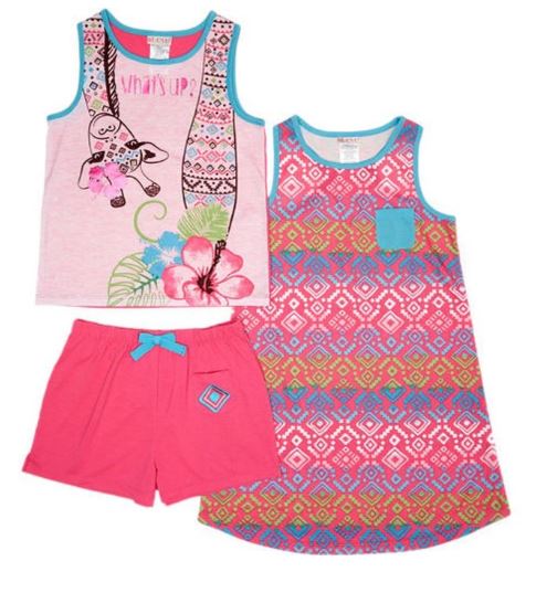 St. Eve Girls' 3-piece Sleep Pajama Set - Picture 11 of 11