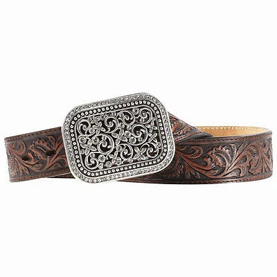 Ariat Womens Western Filigree Rhinestone Removable Buckle  display picture 2