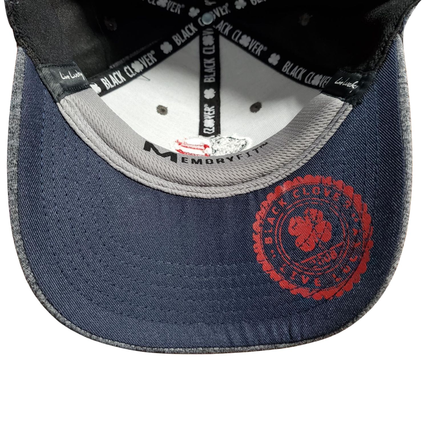 Black Clover USA Heather Memory Fit Cap Hat (SM) | eBay