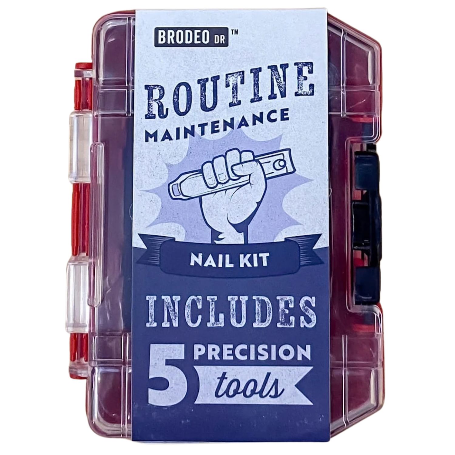 Brodeo Drive Mens Routine Maintenance Nail Tool Kit