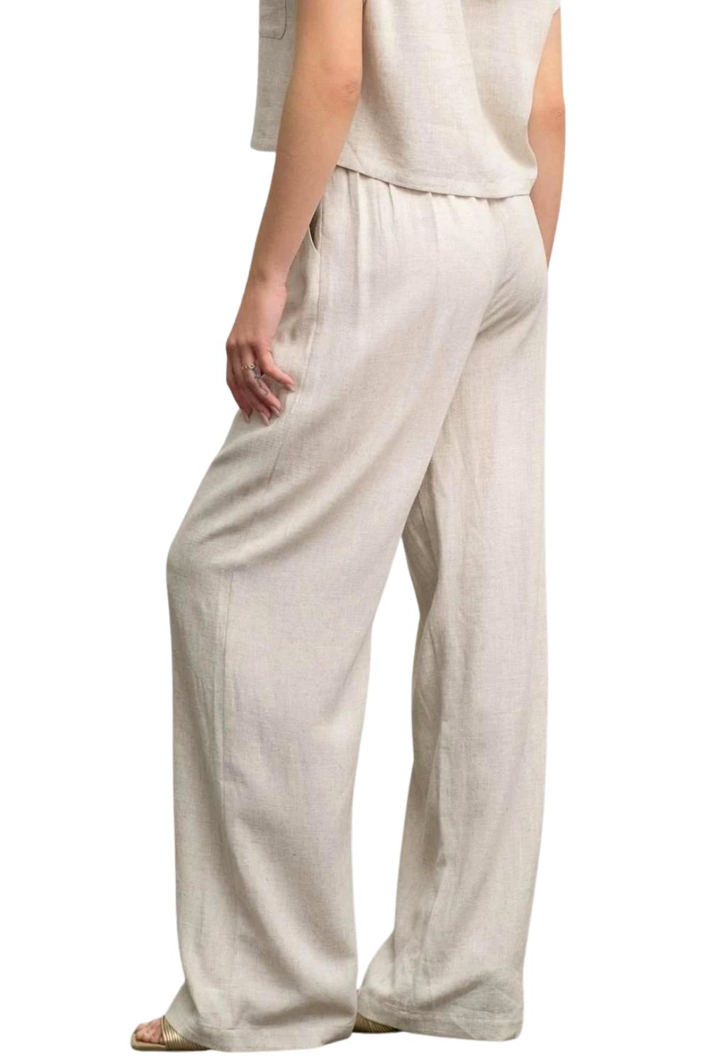★E.B.M★ Belted Pleated Pants EMP4WPT070 Silky Pleated Wide-Leg Pant | Banana Republic Factory