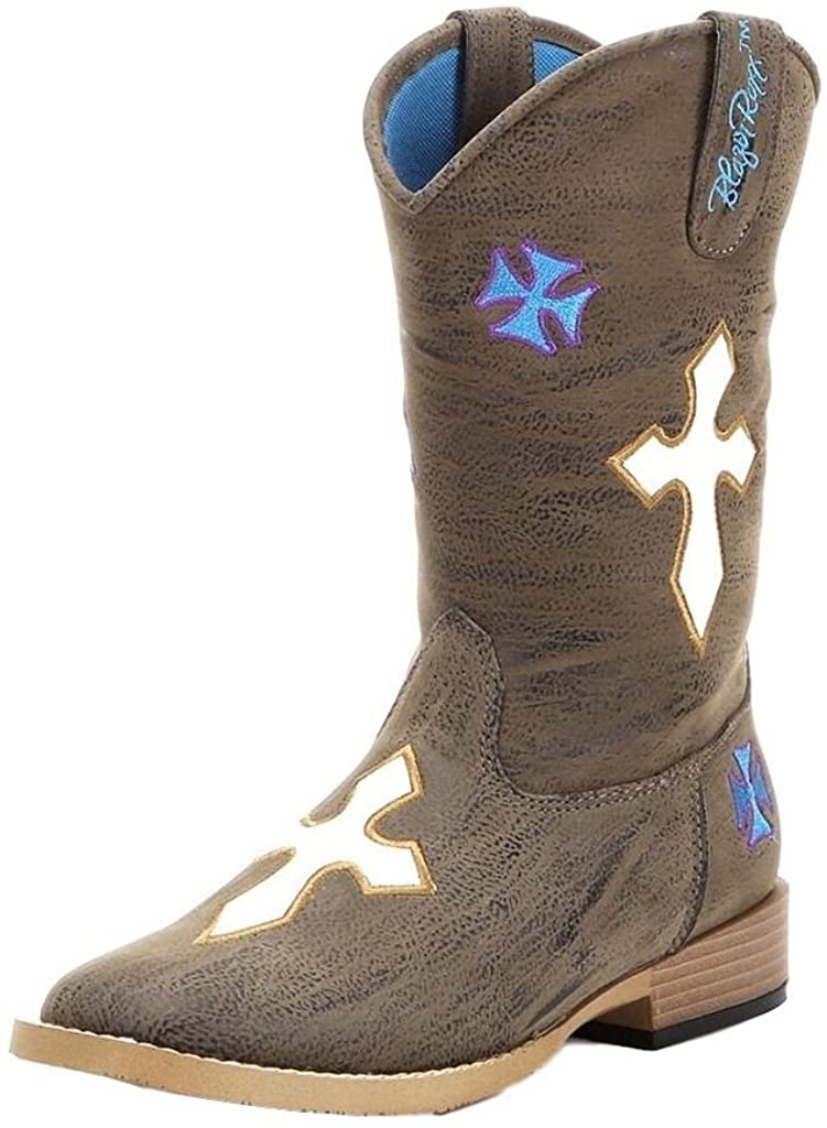 Blazin Roxx Girls Toddler Sierra Cowgirl Square Toe Boot - Picture 3 of 5