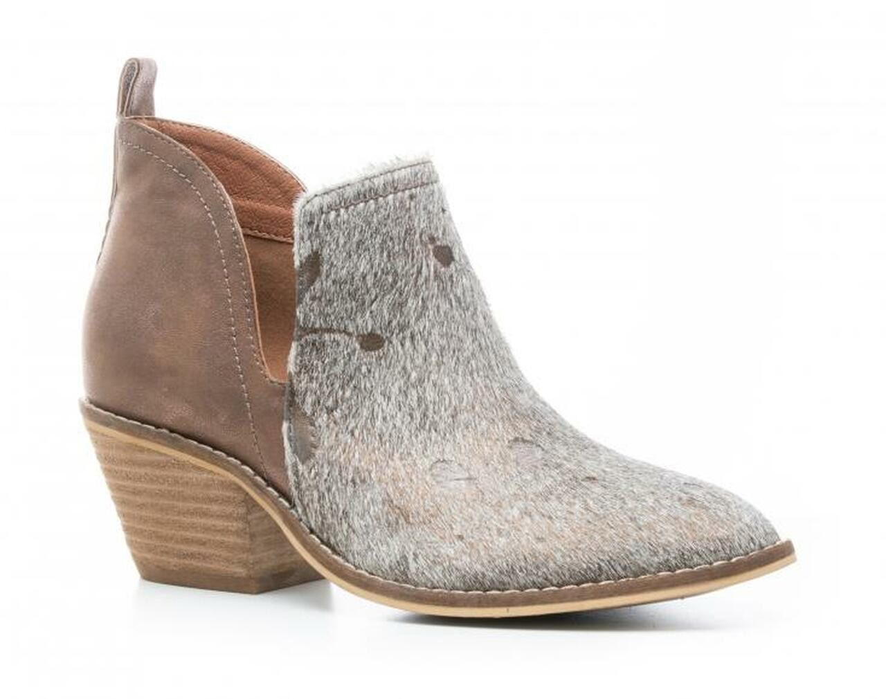 Corkys Womens Limitless Hair-on Ankle Booties - Picture 4 of 15