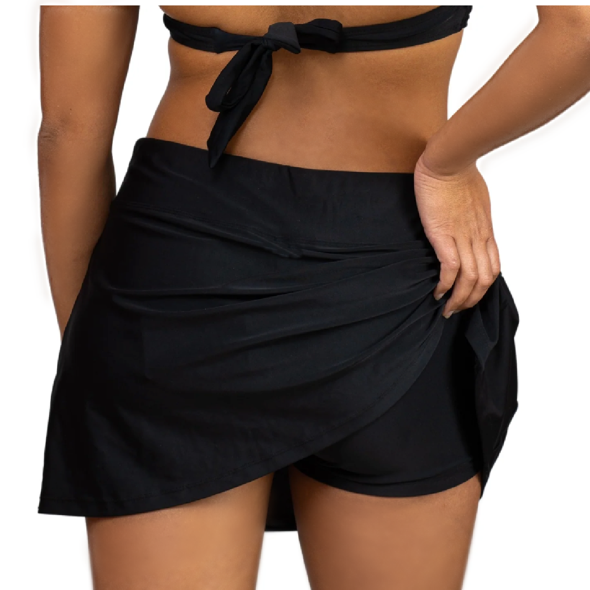 Heat Swimwear Missy Skirted Swim Skort Skirt with Boyshort, 1 Piece - Picture 11 of 16