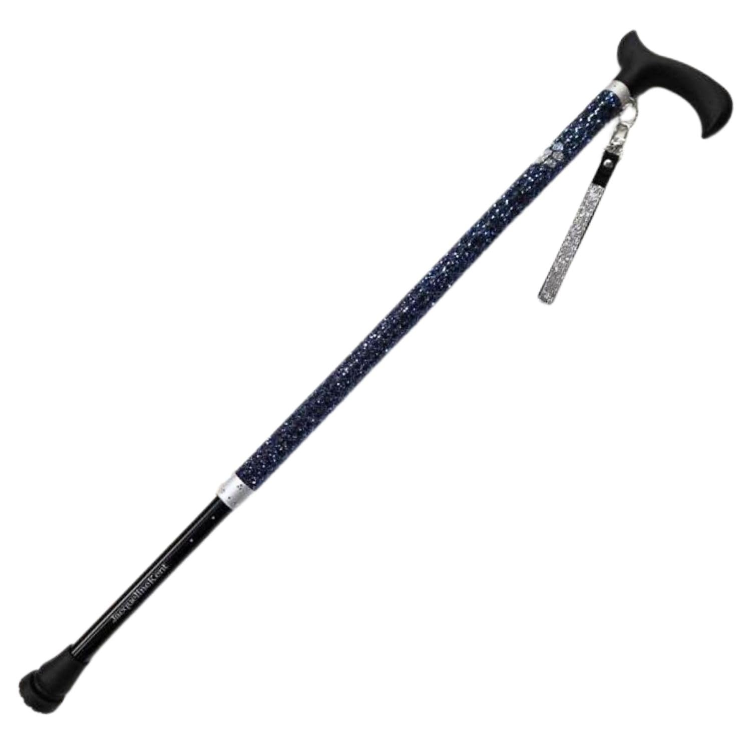 その他 cane Jacqueline Kent Diamond in the Ruff Blue Adjustable Crystal