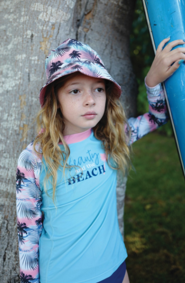 Juice Box Girls Fun In The Sun Rash Guard Swim Tee - Picture 13 of 27