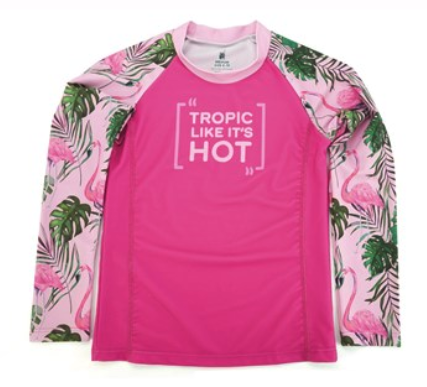 Juice Box Girls Fun In The Sun Rash Guard Swim Tee - Picture 11 of 27