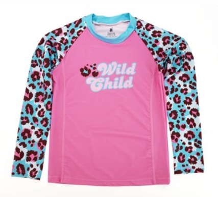 Juice Box Girls Fun In The Sun Rash Guard Swim Tee - Picture 25 of 27