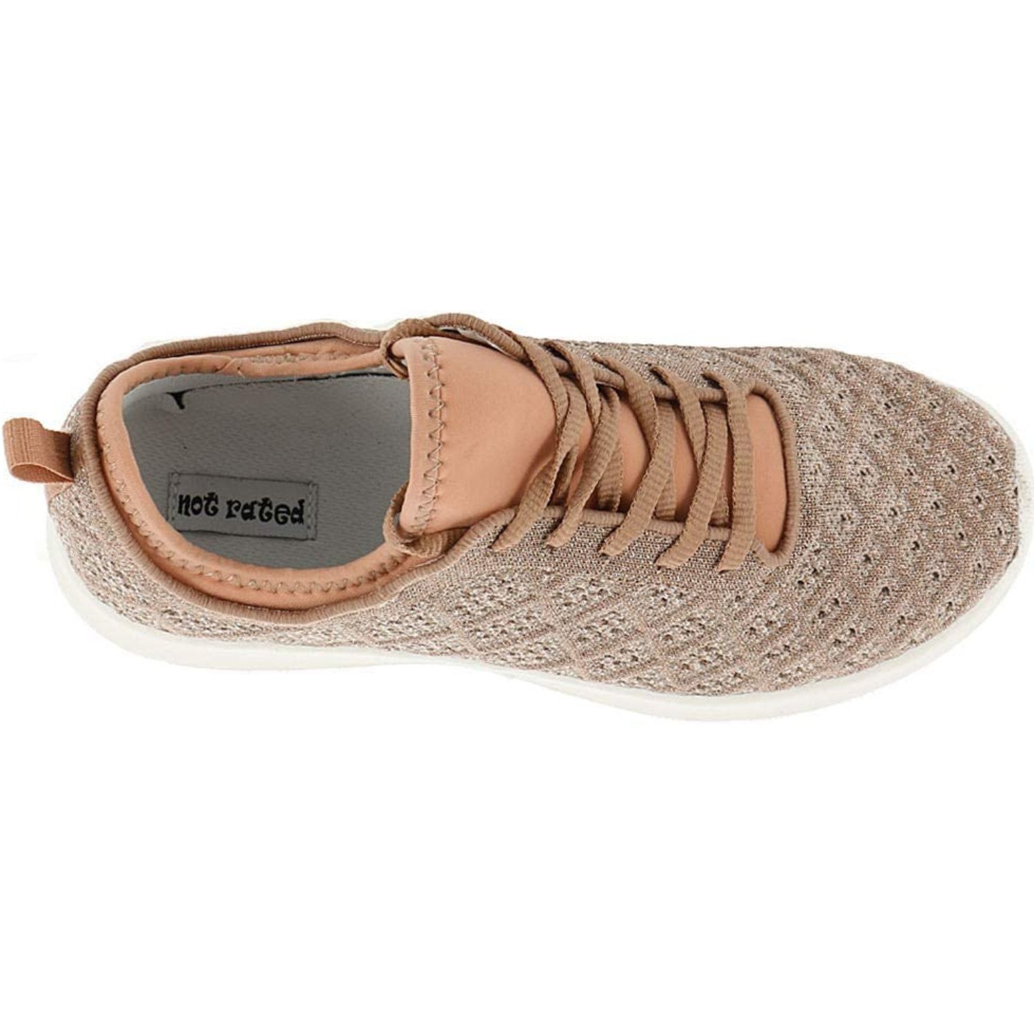 Not Rated Womens Dessa Knit Lace Up Fashion Sneaker - Picture 28 of 35