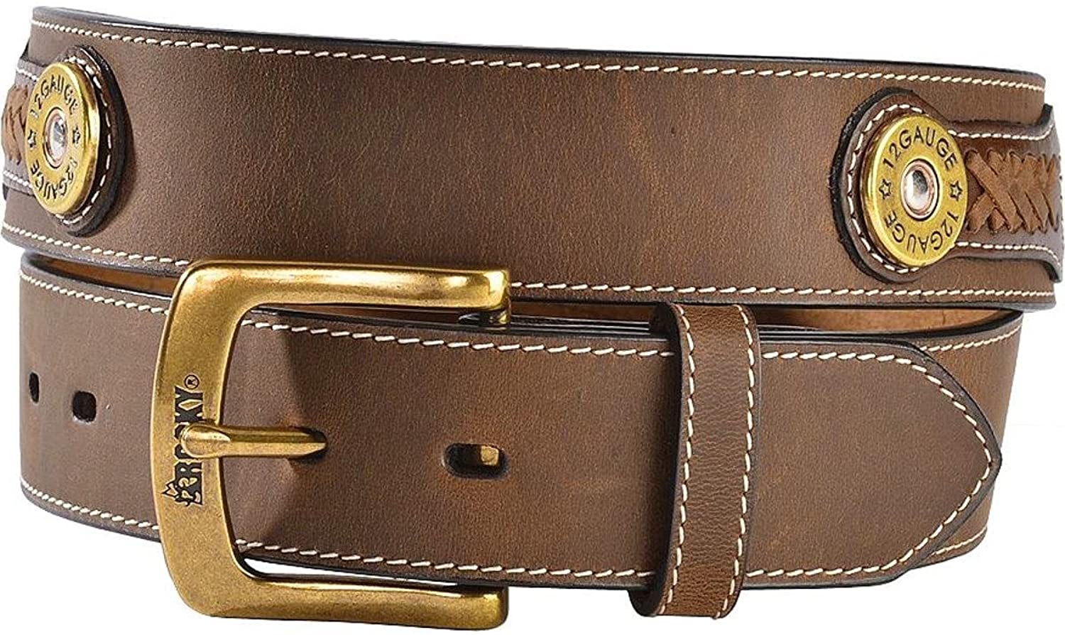 Rocky Mens Realtree Shotgun Shell Concho Camo Leather Belt eBay