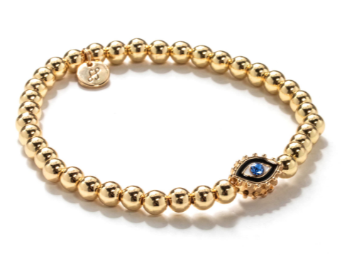 Soul Stacks Beaded Stretch Bracelet, Enamel and Crystal Icons