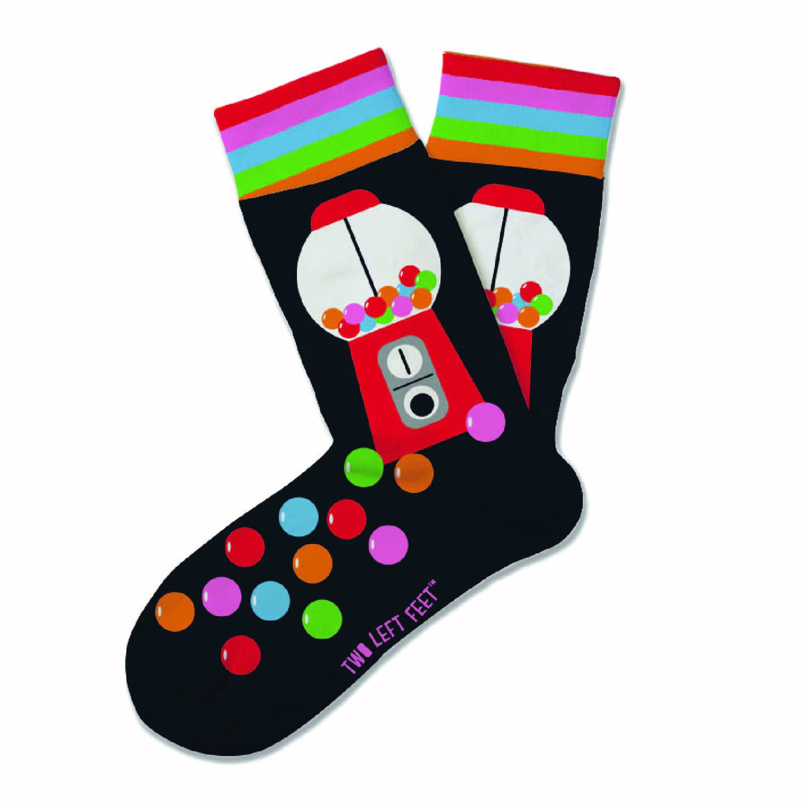 Two Left Feet Printed Kid Sock, Big Feet - Picture 16 of 26