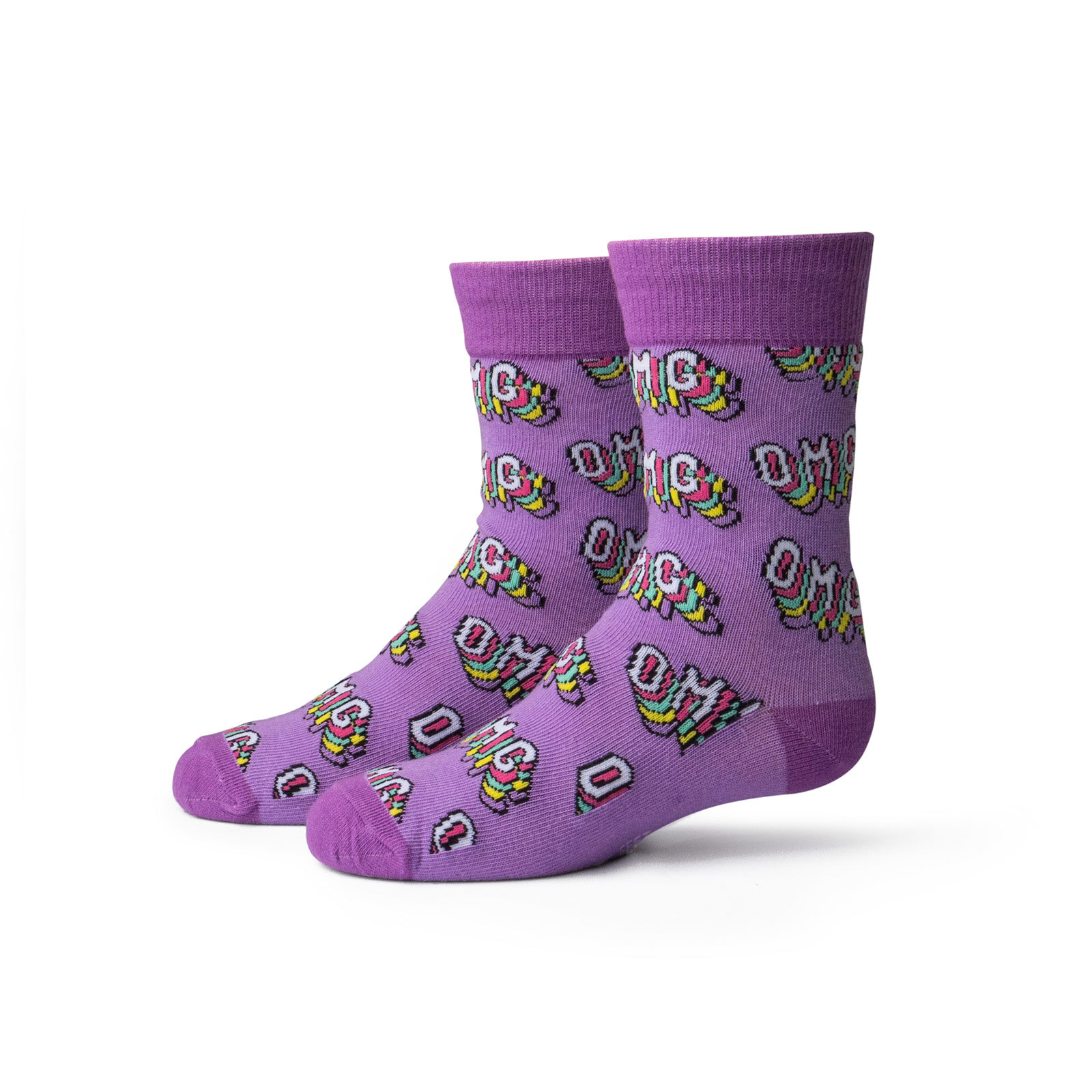 Two Left Feet Printed Kid Sock, Big Feet - Picture 22 of 26
