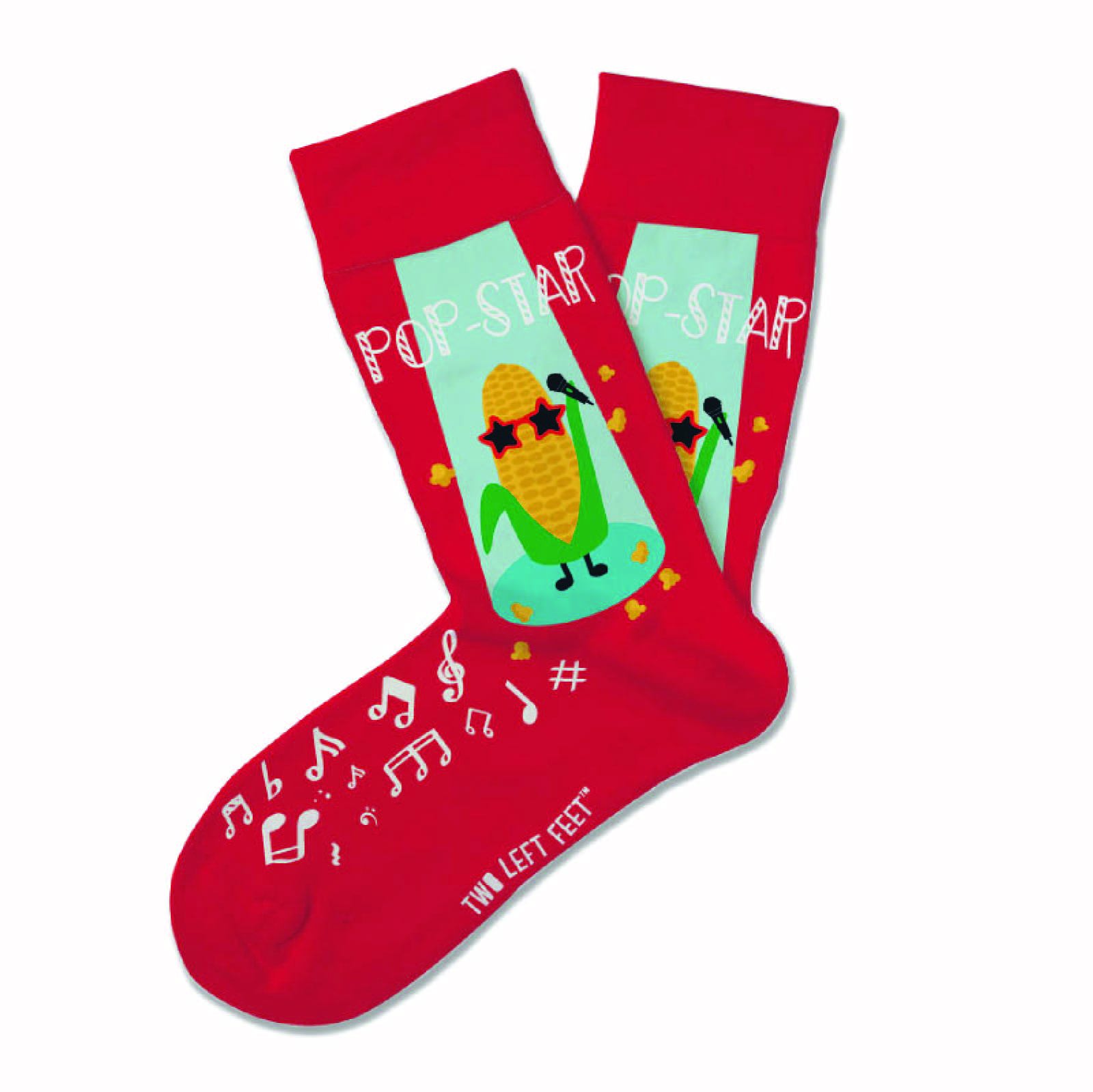 Two Left Feet Printed Kid Sock, Big Feet - Picture 23 of 26