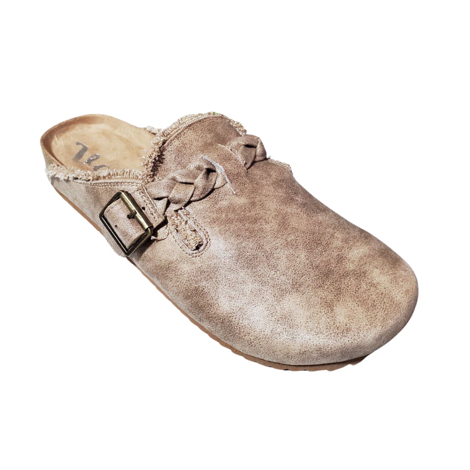 Very G Womens Iris 2 Mule Slip On Shoe, Beige - Picture 13 of 16