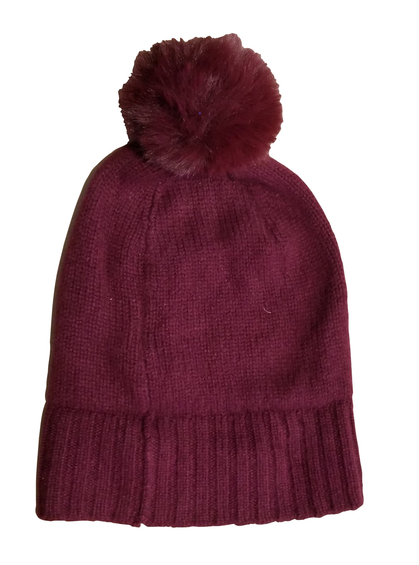 Mütze Attack Cashmere Slouchy Cuff Beanie mit Kunstfellbommel FEFM505 - Bild 15 von 15
