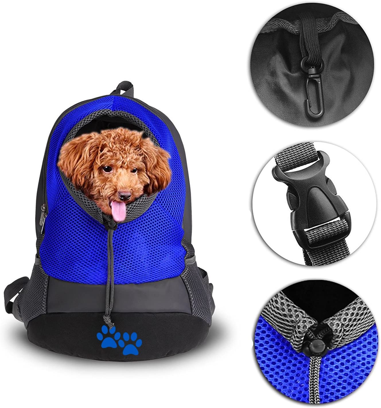 Mochila de viaje portátil al aire libre para perros y gatos - Imagen 12 de 13