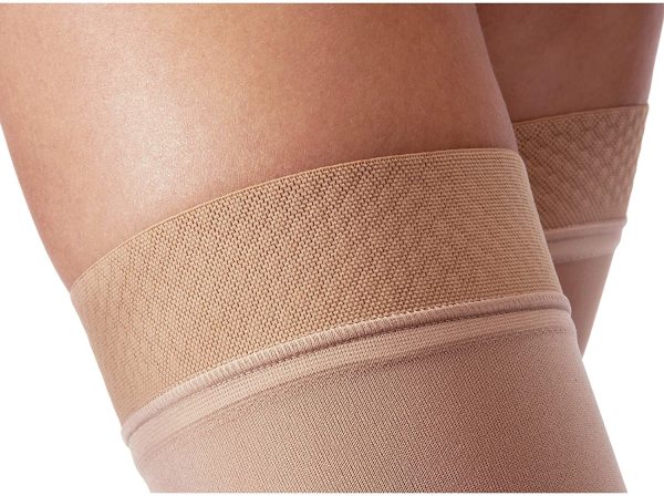 JOBST Relief Petite Silicone Compression Thigh High, 15-20 mmHg Open Toe - Picture 27 of 60