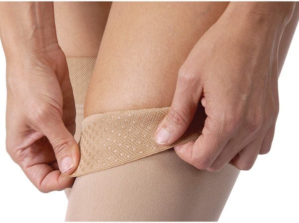 JOBST Relief Petite Silicone Compression Thigh High, 15-20 mmHg Open Toe - Picture 28 of 60
