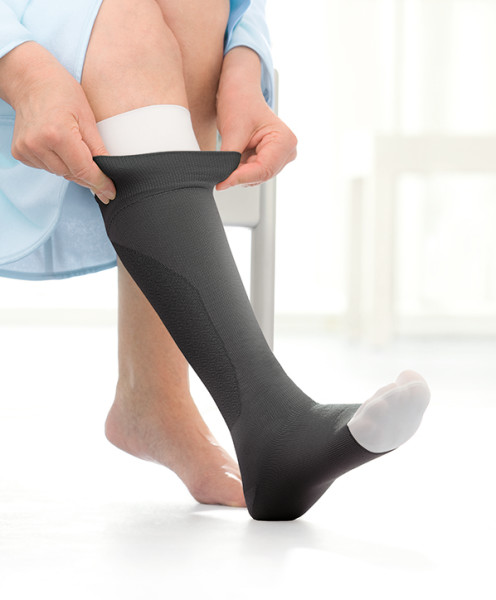 JOBST UlcerCARE 40+ mmHg Open Toe Stocking Without Zipper - Picture 18 of 24