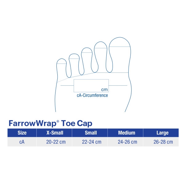 Jobst FarrowWrap Compression Wrap, Toe Cap - Picture 15 of 17
