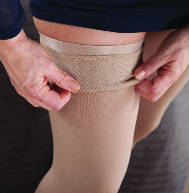 JOBST Damen blickdicht Overknee hoch mit empfindlichem Oberband 30-40 mmHg geschlossene Zehe - Bild 13 von 18