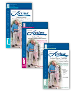 Activa Graduated Therapy Knee High 20-30 mmHg Closed Toe - NWOP!