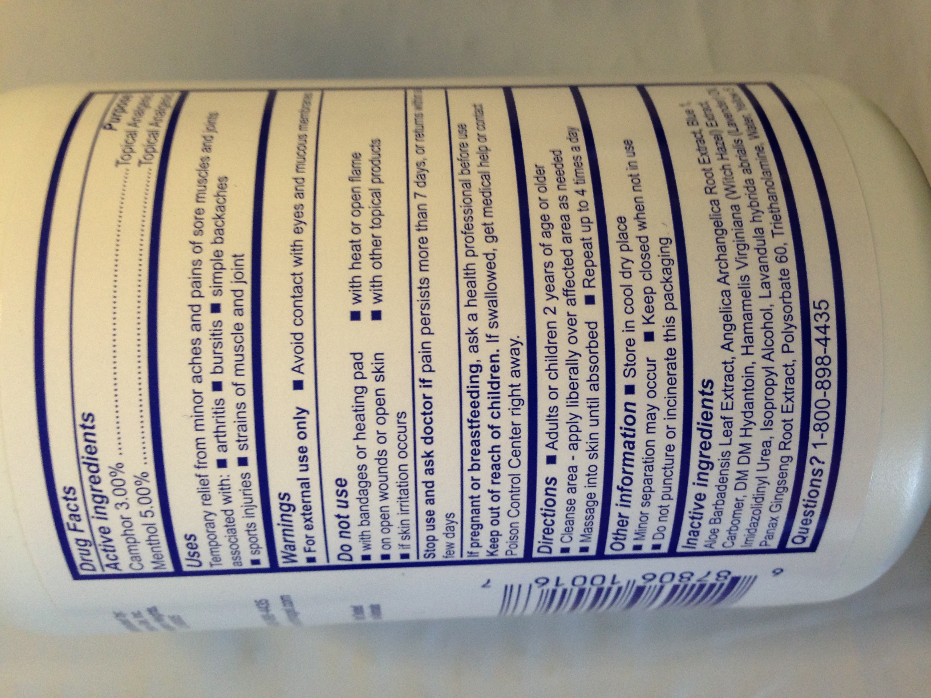 China GEL Topical Pain Reliever 128 Oz 1 Gallon Bottle Each for sale online eBay