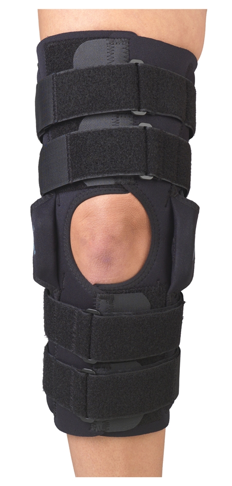 Gripper™ 16″ Hinged Knee with CoolFlex (black) Range Of Motion Hinges