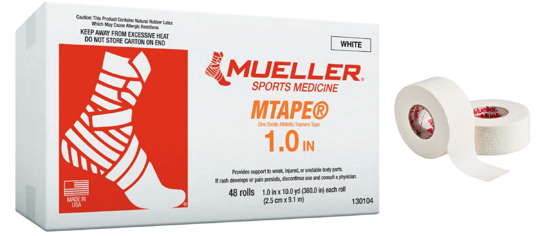 Cinta atlética Mueller MTape - blanca - Imagen 27 de 33