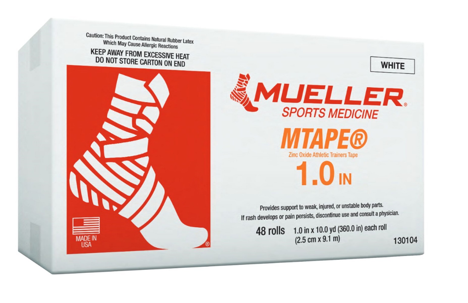 Cinta atlética Mueller MTape - blanca - Imagen 28 de 33