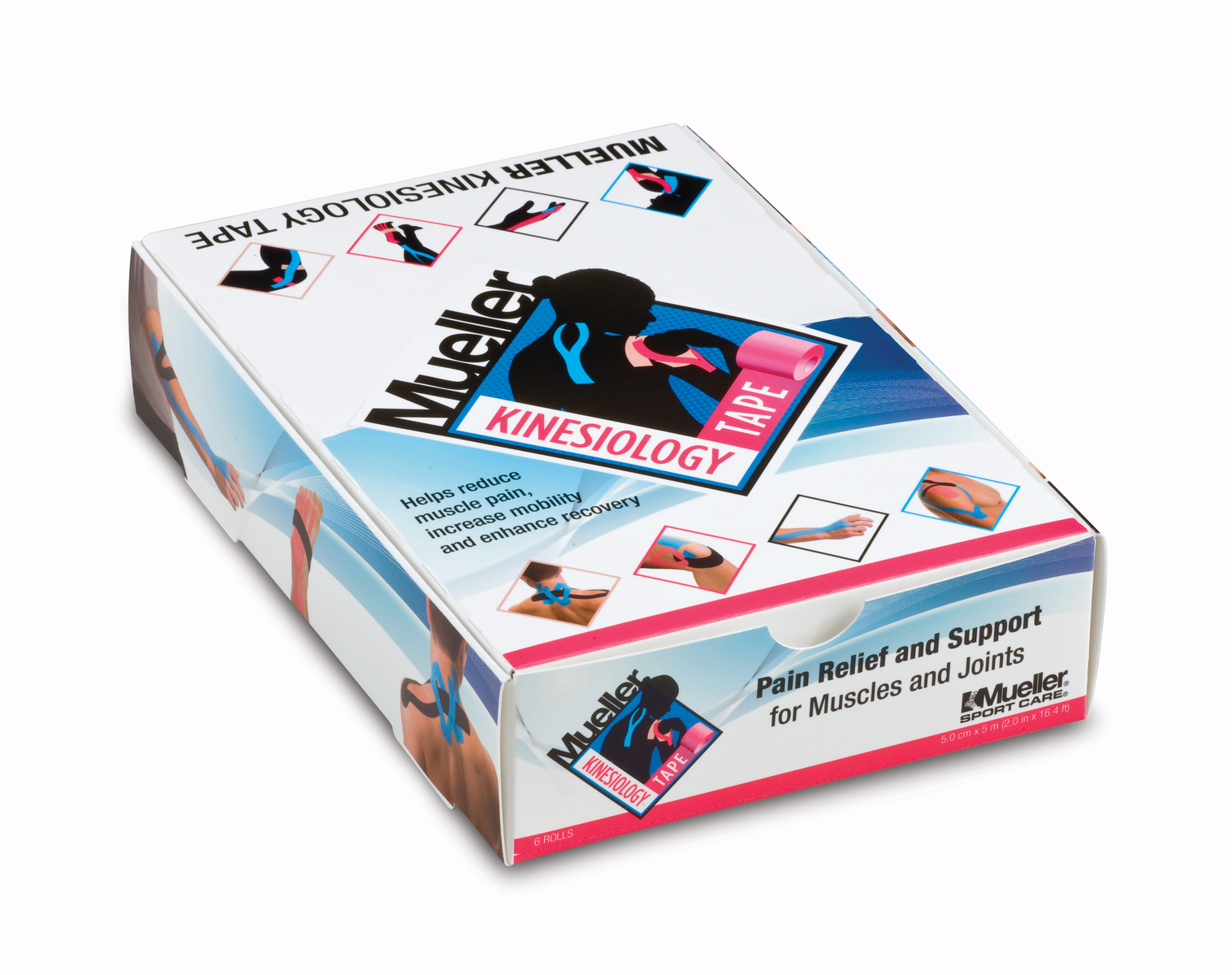 Mueller Kinesiology Tape, 2" x 16.4' (5cm x 5m) (shrinkwrapped) - Picture 26 of 26