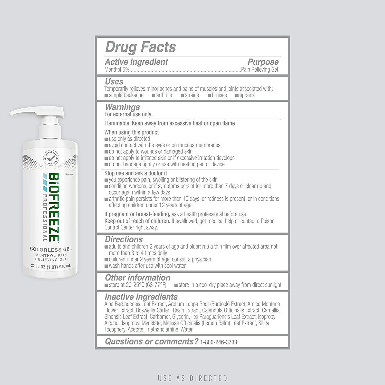 Biofreeze Professional Pain Relief