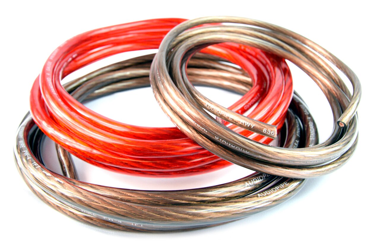 1000 Watt 4 Gauge Heavy Duty AC Power Inverter Cable Installation Kit