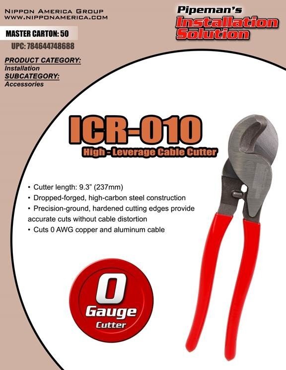 Heavy Duty Cable Wire Cutter Electrical Tool Up to 0 Gauge Copper or