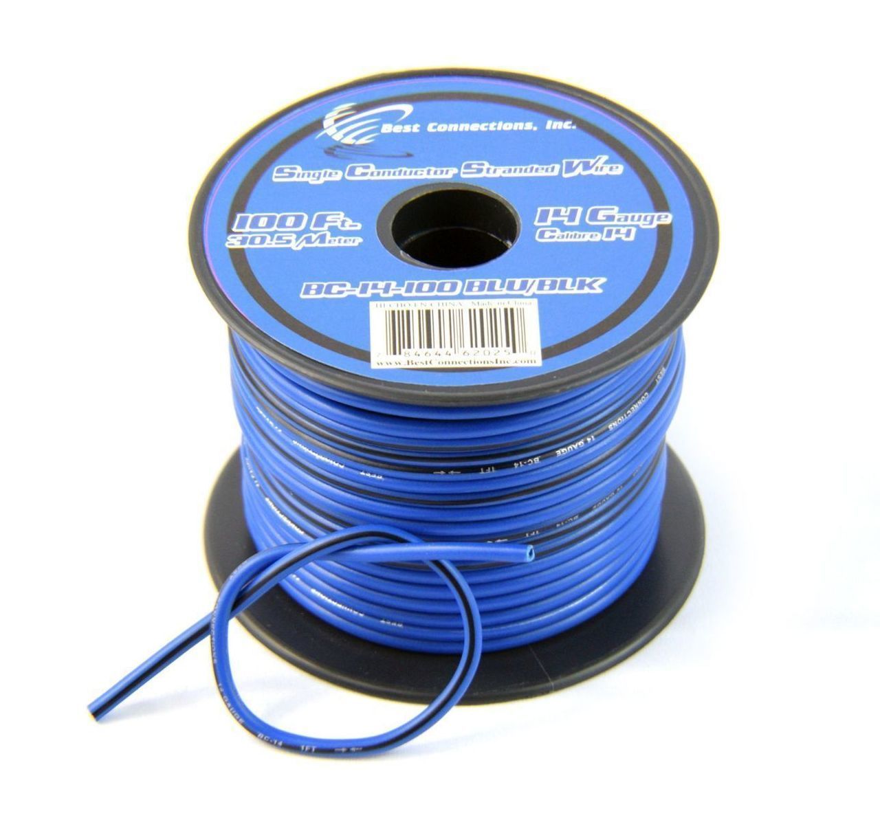 2 Rolls 100 Feet 14 Gauge Stripe Tracer Cable Single Conductor Remote