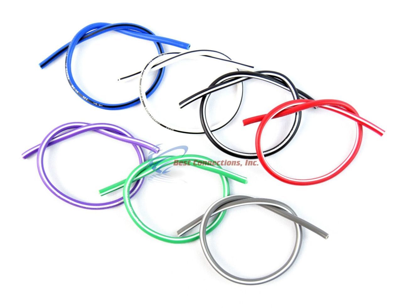 14 Gauge 3 Rolls 100' FT Primary Remote Wire Stripe Tracer Stranded