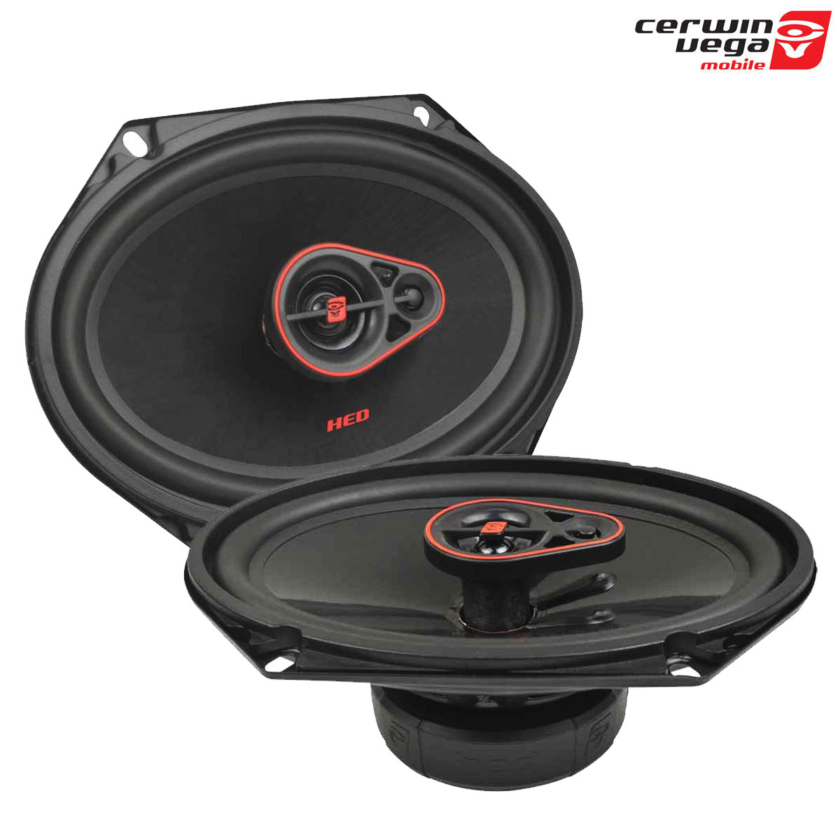Cerwin Vega 6" x 8" HED Series 3Way Coaxial Car Speakers 360W Max H7683 847169033254 eBay