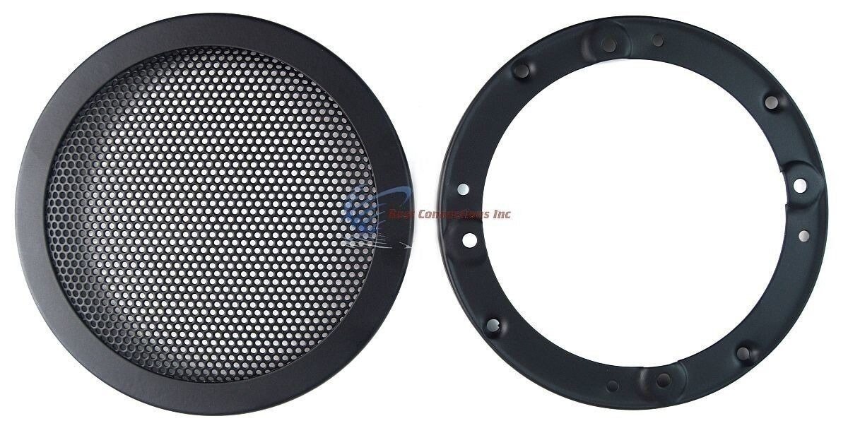 1 Pair 4.5 Inch Speaker Metal Mesh Grills DJ Car Audio with Clips and