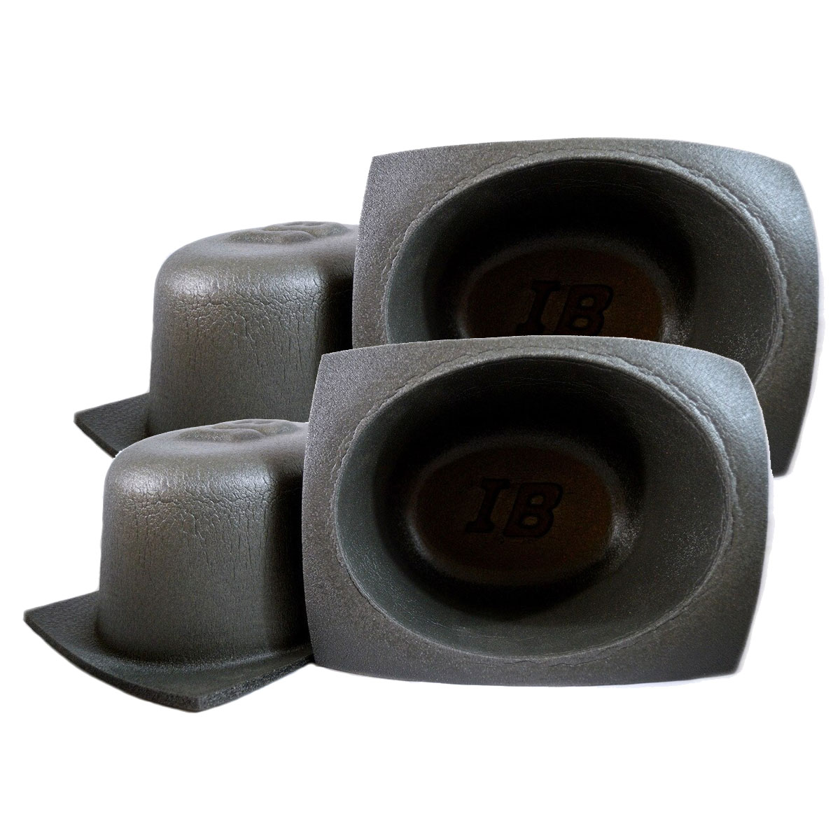 2 Pairs 6" x 9" Oval Frame Foam Bass Reflex Acoustic Car Audio Speaker