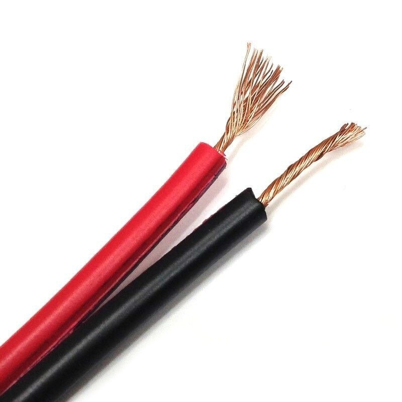 14 Gauge 50' Feet Red Black Stranded 2 Conductor Speaker Wire Car Home
