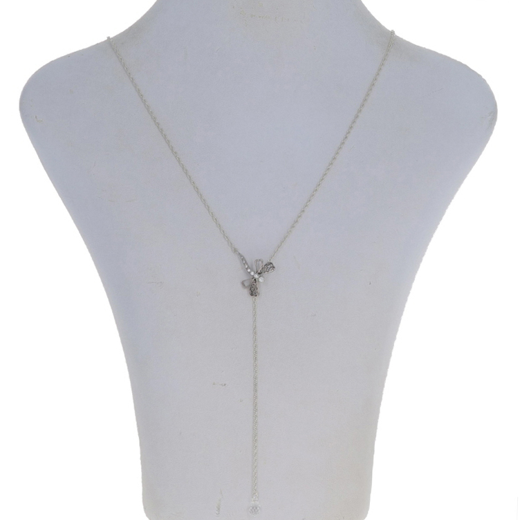 アクセサリー PANDORA Pandora Dreamy Dragonfly Lariat Necklace Sterling Silver 925